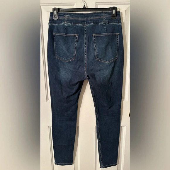 WE THE FREE People CURVY Anthropologie 31 High Rise Lace Up Fly Stretch Corset - Picture 3 of 10